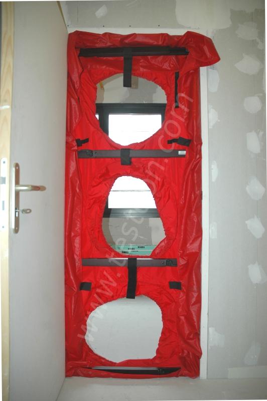 BÂCHE NYLON 3 TROUS POUR PORTE BLOWERDOOR MINNEAPOLIS - BLDPANEL3