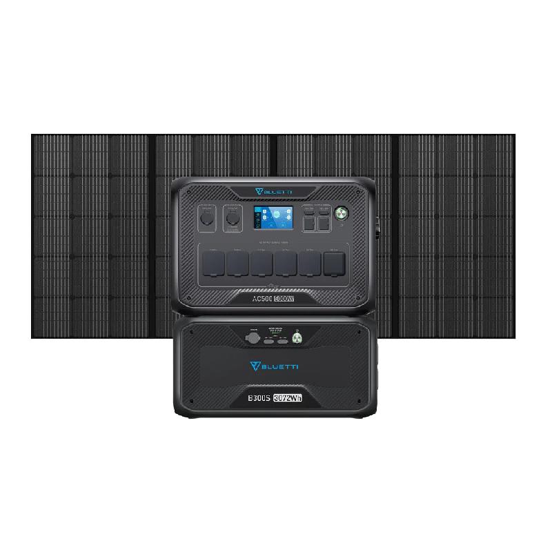 BLUETTI AC500 + 2*B300S + PV350 Groupe électrogène solaire_0
