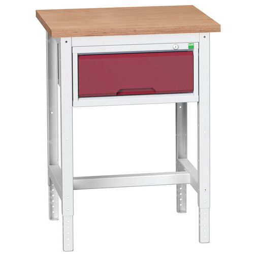 BOTT 1 DESSERTE HAUTEUR RÉGLABLE AVEC TIROIR VERSO - BOTT