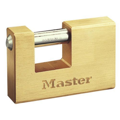 CADENAS À CLÉS EN LAITON RECTANGULAIRE 608EURD - MASTER LOCK - MASTER LOCK