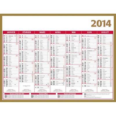 CALENDRIER BOUCHUT GAMME OR MEDIOR - 32 X 42 CM