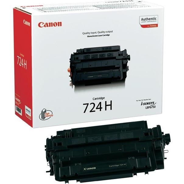TONER LASER CANON 724H NOIR
