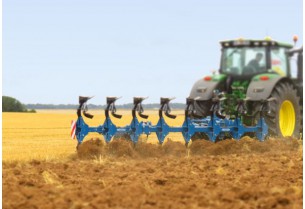 Charrue portée Ecochaum - faible profondeur - économique avec pièces d'usure réversibles_0