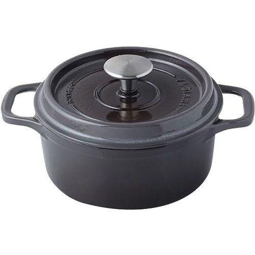 COCOTTE EN FONTE RONDE 24 CM -INVICTA- TAUPE - INVICTA