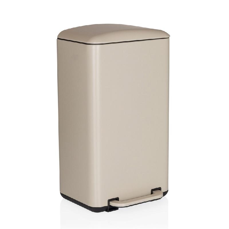 Collecteur à déchets / Poubelle CLEAN BEVA 30 L beige hjh OFFICE - beige métal 741205_0