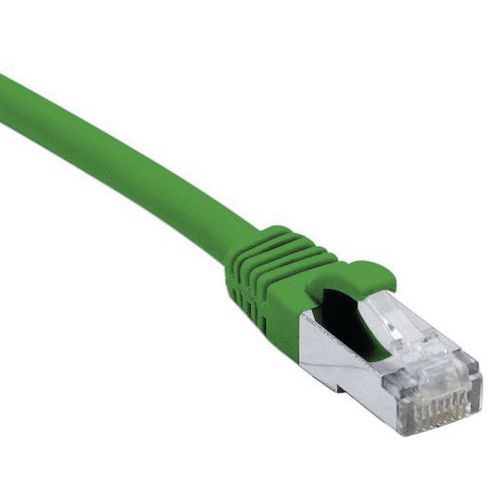 CORDON RJ45 CÂBLE CATÉGORIE 7 S/FTP LSOH VERT - 10 M DEXLAN