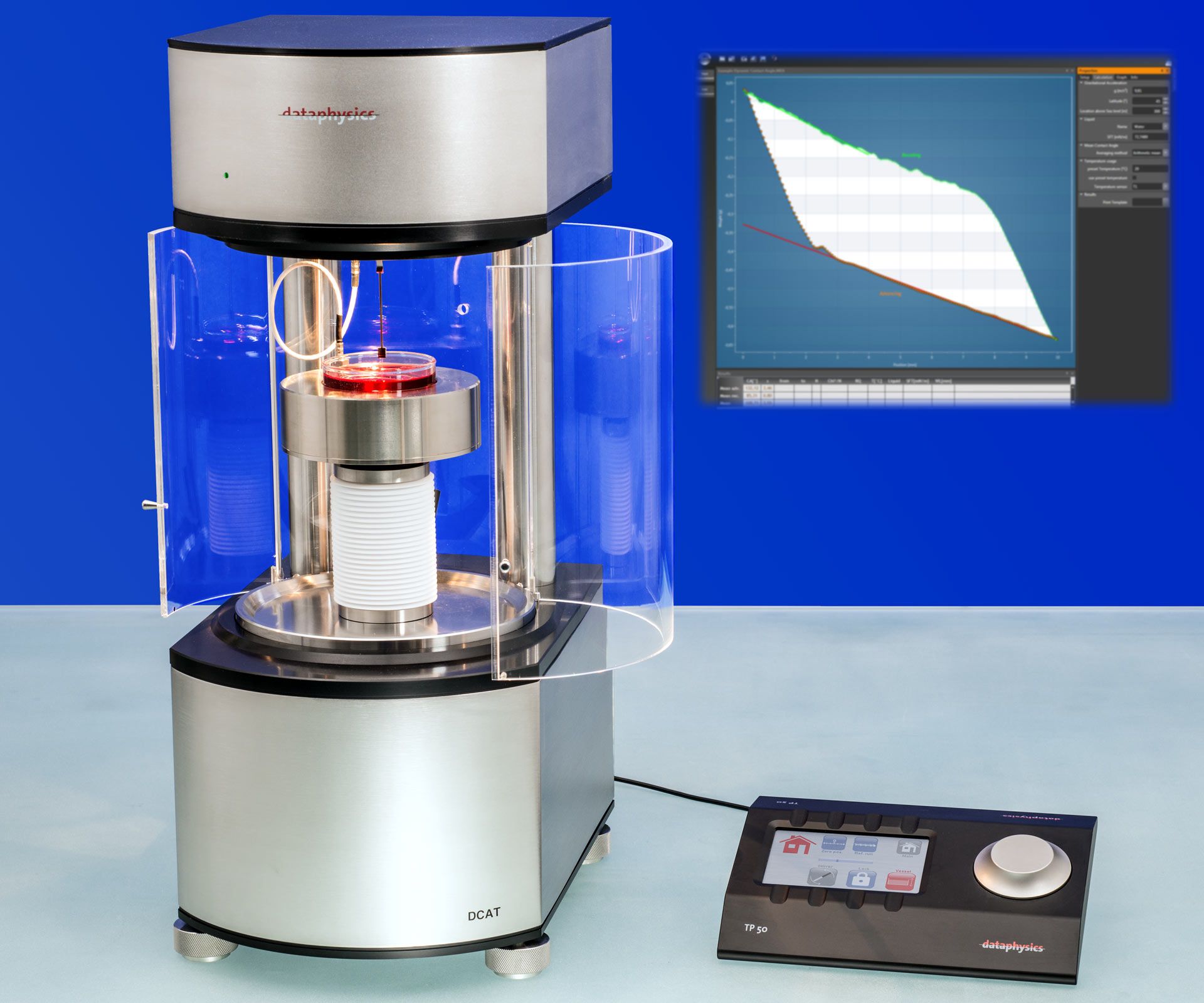 Tensiomètre mono-fibre DCAT 25SF - Système de pesage haute précision avec résolution 0,1 μg_0