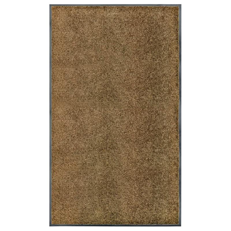 Décoshop26 - Paillasson lavable 90 x 150 cm polyamide marron et PVC antidérapant DEC040623 - marron 3000265029904_0