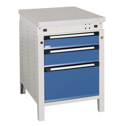 ETABLI LARGEUR 605MM 3 TIROIRS AVEC STRATIFIE