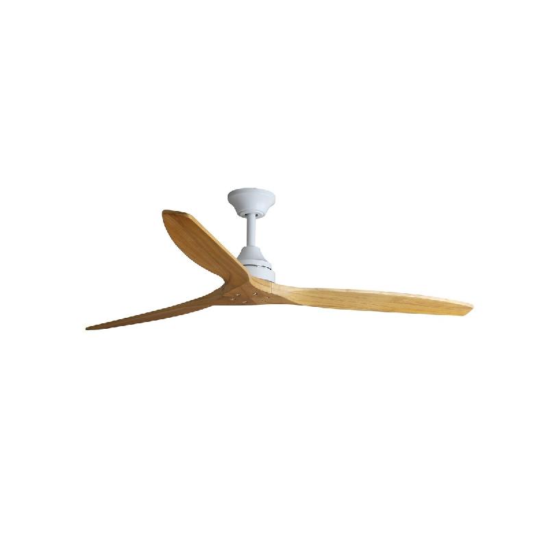 Faro barcelona Ventilateur de plafond ALO DC en acier blanc mat, 6 vitesses avec inversion, télécommande incluse, pour 17,6-28 m², FARO - noir acie_0