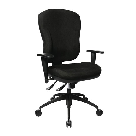 FAUTEUIL DE BUREAU ERGONOMIQUE DELUXE WELLPOINT NOIR