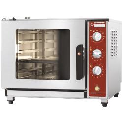 Four électrique vapeur/convection 5x GN 1/1 (530x325 mm) - DFV-511/N - Acier inox AISI 304 avec vapeur directe et condenseur intégré_0
