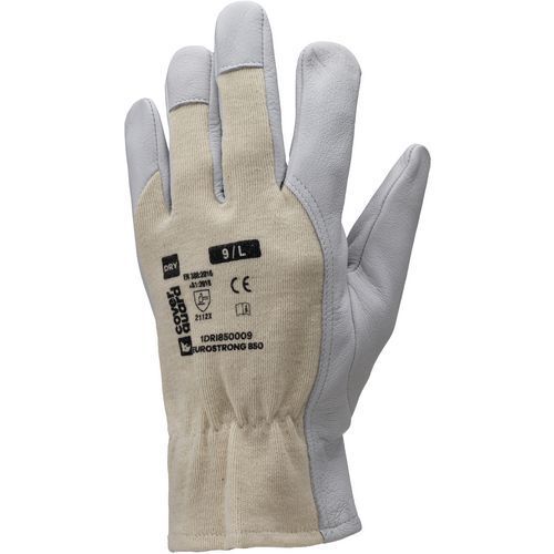 GANTS DE MANUTENTION EUROSTRONG 850 FLEUR CAPRIN JERSEY - ECRU - 9 - COVERGUARD