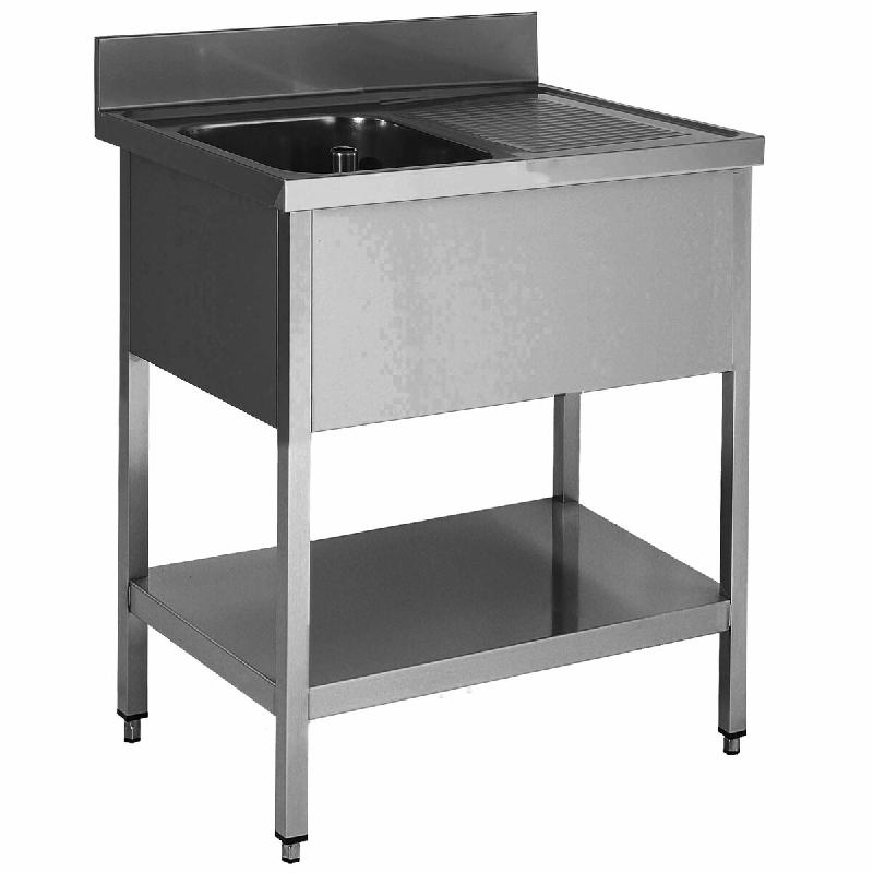 ITALCONCEPT L2G Plonge Inox 304 Demontable, 1 Bac  850mm x 1000mm x 700 mm - 3616350023773_0