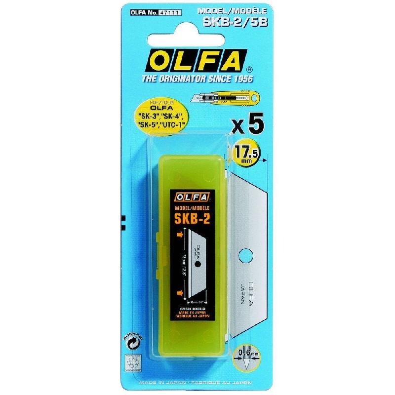 Lames cutter Olfa SK4 - réf. 10425 - blister de 5 avec boîte plastique_0