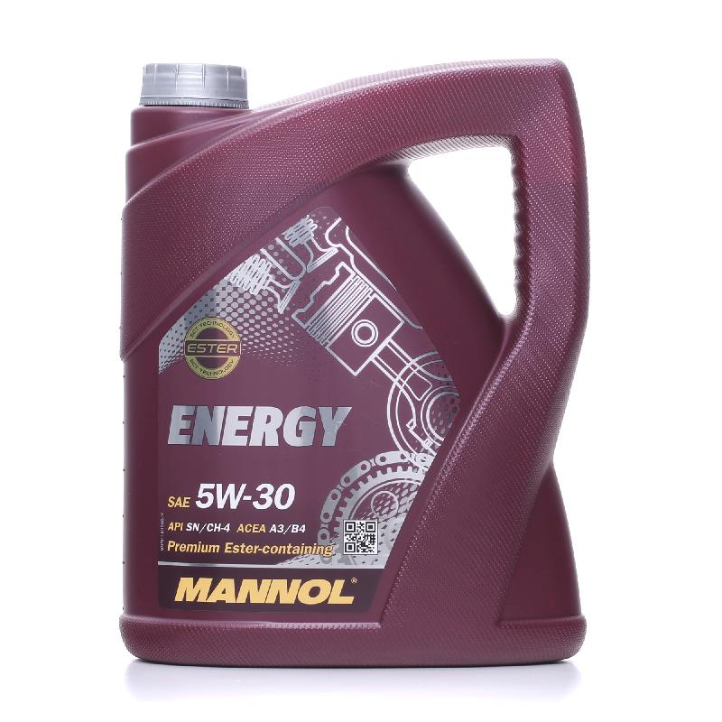 MANNOL - Huile moteur Energy 5W30 - 5L - MN7511-5 - API SN, ACEA A3/B4, VW 503 01, MB 229.5_0