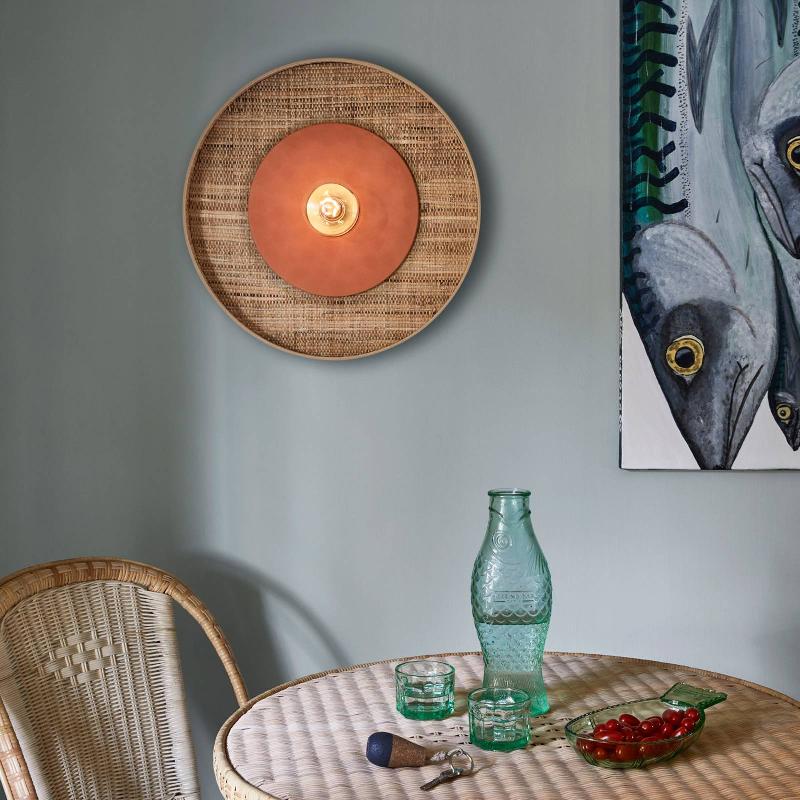 MARKET SET PORTINATX APPLIQUE MURALE TERRACOTTA, Ø50CM