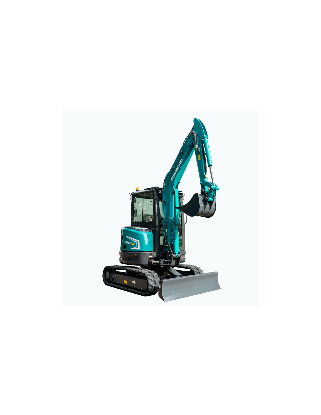 Mini-pelle sans déport arrière performante et maniable - Sunward SWE 35UF - 3,85 tonnes - Moteur Kubota UE Phase V_0