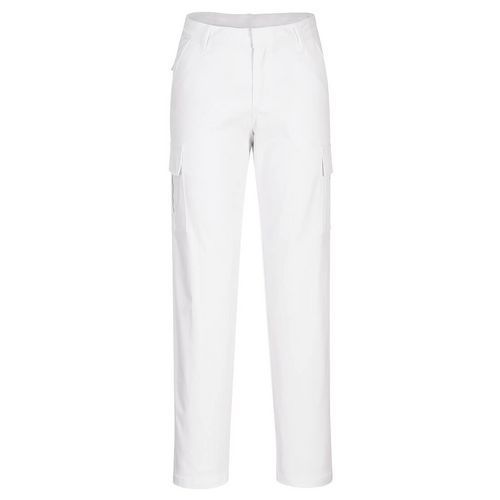 PANTALON DE TRAVAIL CARGO EXTENSIBLE POUR FEMMES S233 BLANC 36 - PORTWEST