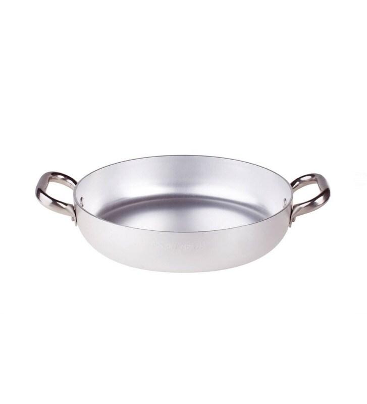 Pentole agnelli, poêle 2 poignées ø 40 en aluminium pur produit professionnel - 8007441014919_0