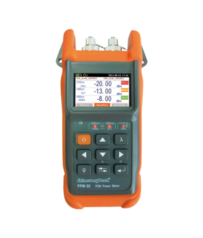 Photomètre GPON xGPON - Shinewaytech PPM-50 - Test des signaux PON 1310/1490/1550 nm_0