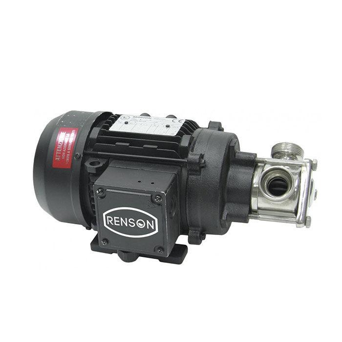 Pompe à rotor flexible tri RENSON - 380V - Auto-amorçage jusqu'à 5m - Corps en inox AISI 304_0