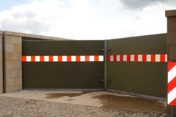Portail / portillon anti-inondation - Flo-Gate DV - acier robuste, joint étanche, jusqu'à 8m de passage utile_0