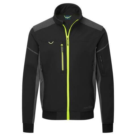 PORTWEST EV464 EV4 SOFTSHELL BOMBER JACKET (3L) NOIR - TAILLE XL
