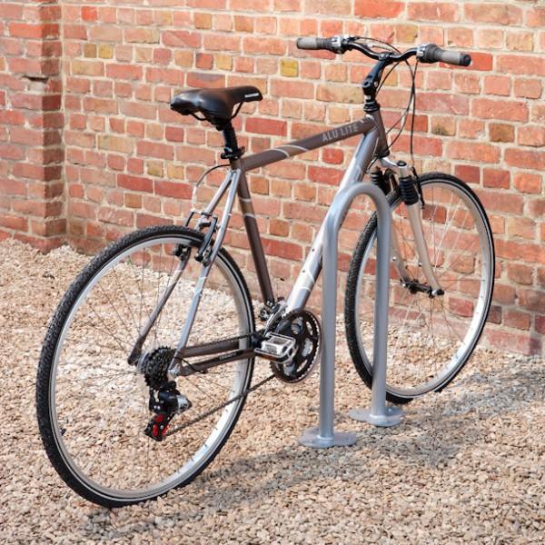 Range vélos à platine - format arrondi - pour 2 vélos - tubage métal - compatible Alvéole+ - marque Rolléco_0