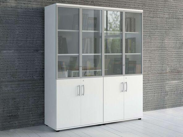 Armoire-vitrine haute mixte en verre MDD_0