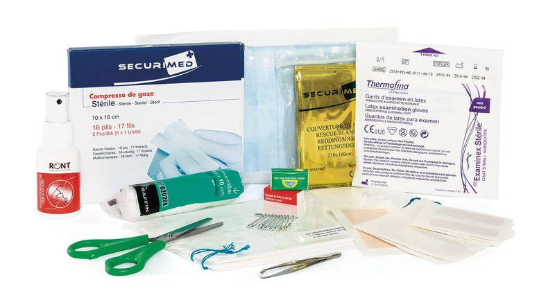 RECHARGE POUR TROUSSE DE SECOURS TAXI CONFORME 12/2018