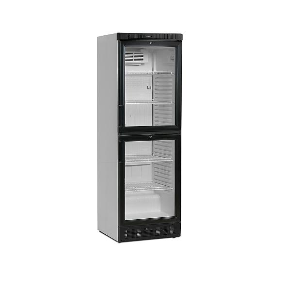 Réfrigérateur à boissons 372 litres extérieur blanc porte aluminium noir - SCU2375_0
