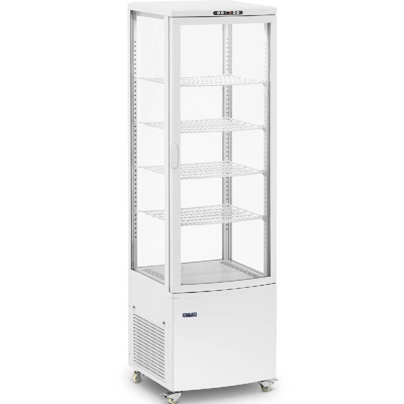 Royal Catering - Royal Catering Vitrine Réfrigérée Réfrigérante Pâtisserie Frigorifique Comptoir À Poser RCCC-238-W (Hauteur 171,5 cm, Volume 2_0