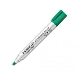STAEDTLER MARQUEUR EFFAÇABLE À SEC POUR TABLEAU BLANC POINTE BISEAU ENCRE À BASE D'ALCOOL VERTE 351B