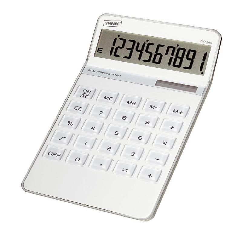 STAPLES CALCULATRICE DE BUREAU STAPLES BLADE - 10 CHIFFRES