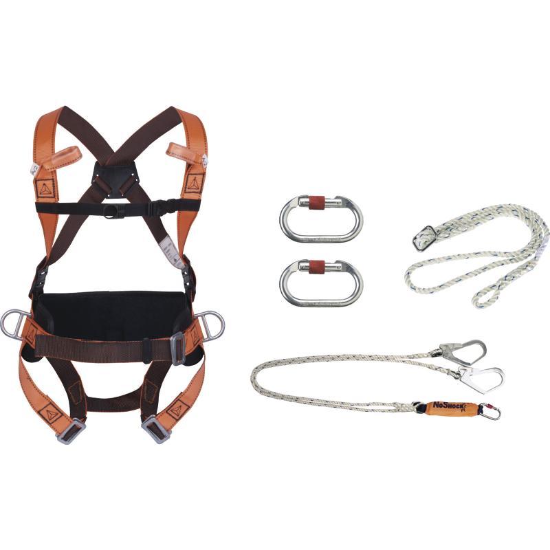 Kit antichute - Elara320 - Harnais 2 points d'accrochage avec longe réglable et absorbeur d'énergie_0