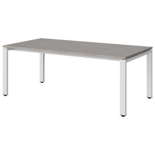 TABLE MALIBU 160X80 T3 SOUDÉ STRA ABS BÉTON F186/BLC 9016