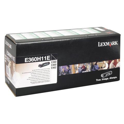 TONER LEXMARK E360H11E HAUTE CAPACITÉ NOIR POUR IMPRIMANTE LASER - LEXMARK