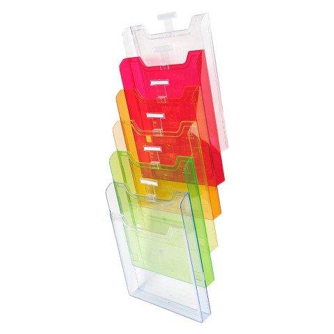 TRIEUR MURAL 6 CASES EXACOMPTA VERTICAL COULEURS ASSORTIES