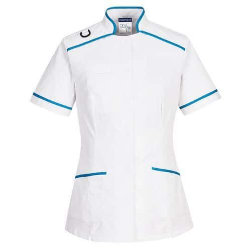 TUNIQUE MÉDICALE LW21 BLANC/BLEU XL - PORTWEST