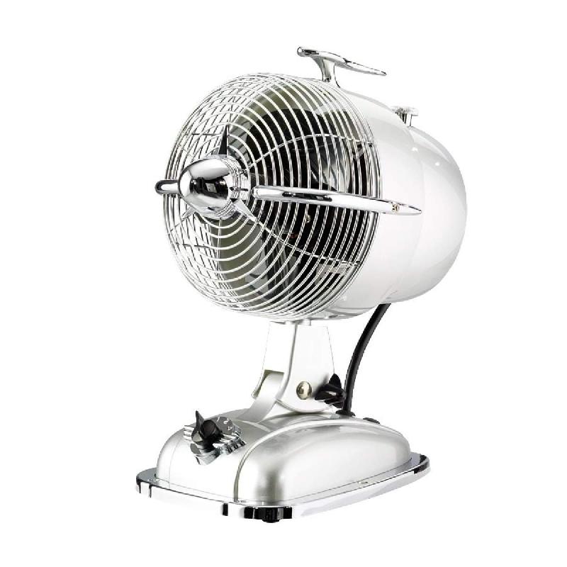 CASAFAN VENTILATEUR DE TABLE RETROJET ARGENTÉ