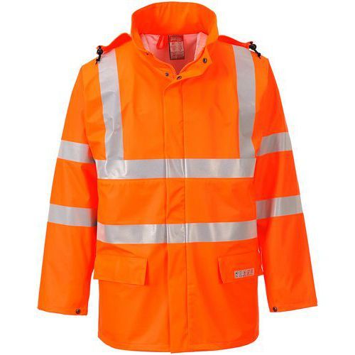 VESTE DE PLUIE HAUTE VISIBILITÉ SEALTEX FR41 ORANGE L - PORTWEST