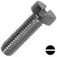 VIS À MÉTAUX TÊTE CYLINDRIQUE FENDUE ACIER ZINGUÉ 4.8 DIN 84 6X20 BOÎTE DE 500 - GFD - 512132