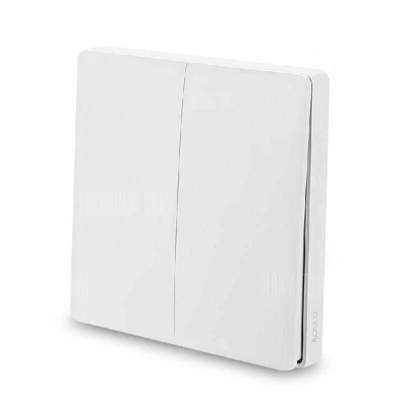 Xiaomi WXKG02LM Aqara - Interrupteur de lampe connecté sans fil - Blanc - Portable et compatible ZigBee_0