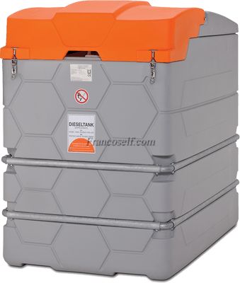 10293 - Cuve à fioul Francoself 2500L avec extensions - Station complète pour stockage et distribution de gasoil et GNR_0