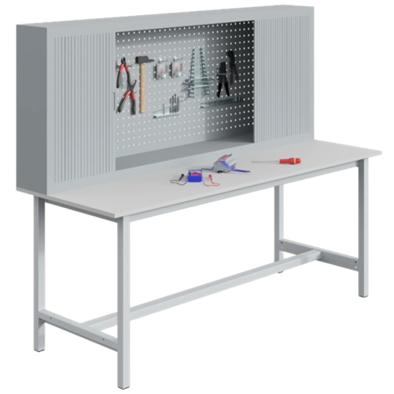 Armoire à rideau pour établi d'atelier_0