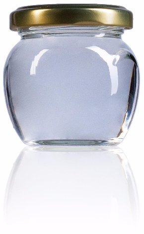 Bocal en verre Vaso Orcio 106 ml - TO 53 - Forme cylindrique - Verre blanc_0