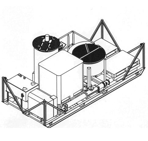 Centrale de malaxage à coulis Ecofore CG 250+750 - Centrale hydraulique diesel 52 CV - Capacité 250 L & 750 L_0