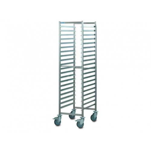 CHARIOT À GLISSIÈRES EN INOX HUPFER - 20 NIVEAUX GN 2/1