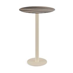 Essentials Mange-debout - Plateau rond - Diamètre 70 cm - Sable/Tropical Wood - Urban - Veba - marron 130061270_0